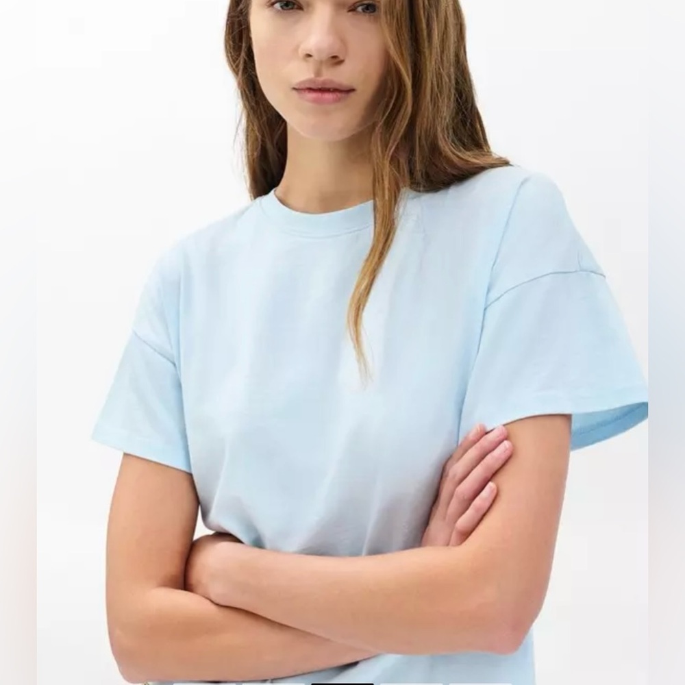 Rag & Bone Sky Blue Short Sleeve Tee Size Large